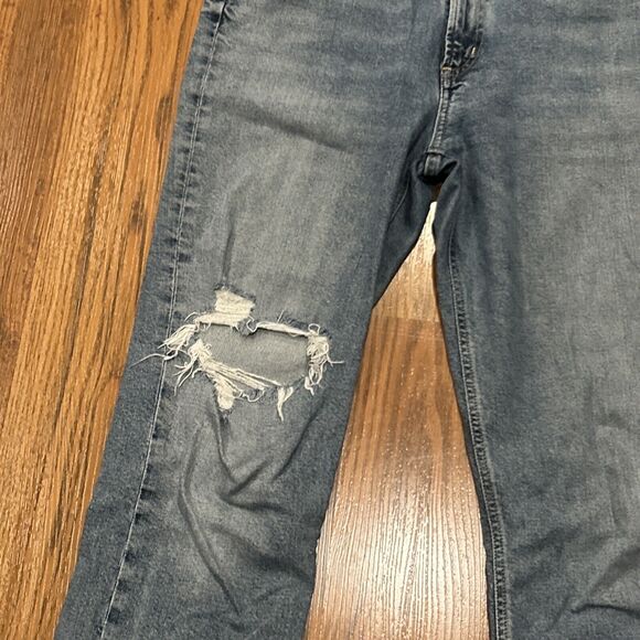 Citizens of Humanity Jeans Womens 28 Daphne Crop Blue High Rise COH Distressed - Picture 11 of 13